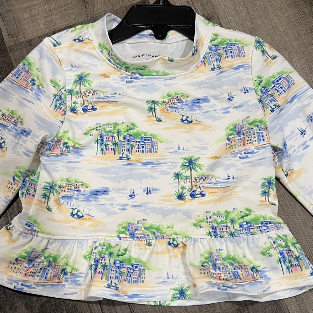 Janie and Jack x  Gray Malin swim 2 piece size 5 - Picture 2 of 10